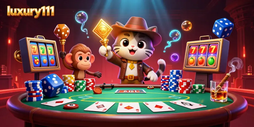 Experience thrilling gameplay at luxury111 with vibrant 3D casino scenes showcasing exhilarating slot themes.