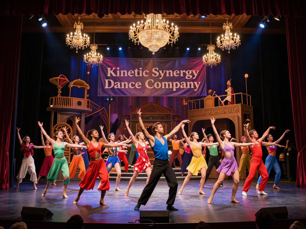 Live performance by Kinetic Synergy Dance Company showcasing dynamic dance and vibrant costumes.