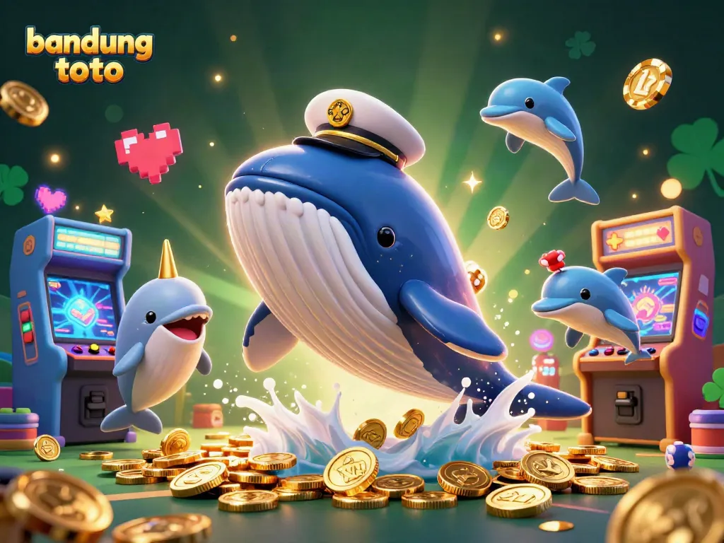 Spin the reels of fortune with the playful sea characters at bandung toto online casino, celebrating wins amidst sparkling coins.