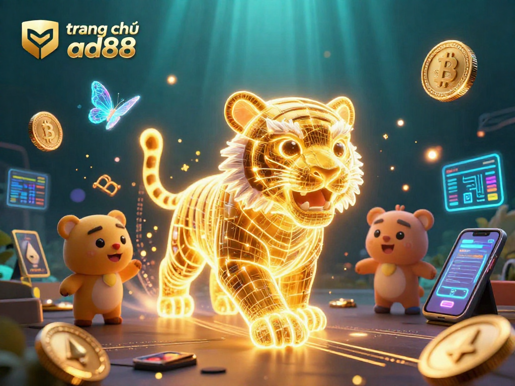 Experience the thrill of trang chủ ad88 with a vibrant, engaging 3D casino illustration.