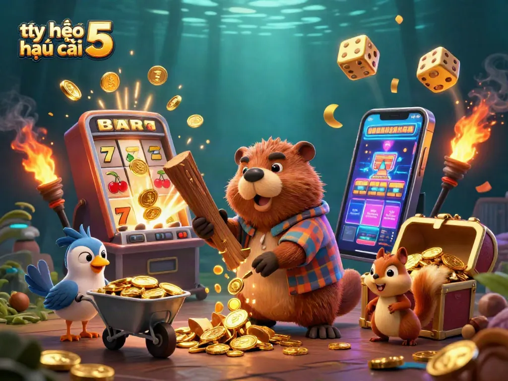 Engage in the thrilling world of tỷ lệ kèo nhà cái 5 with golden coin excitement and dynamic casino elements.