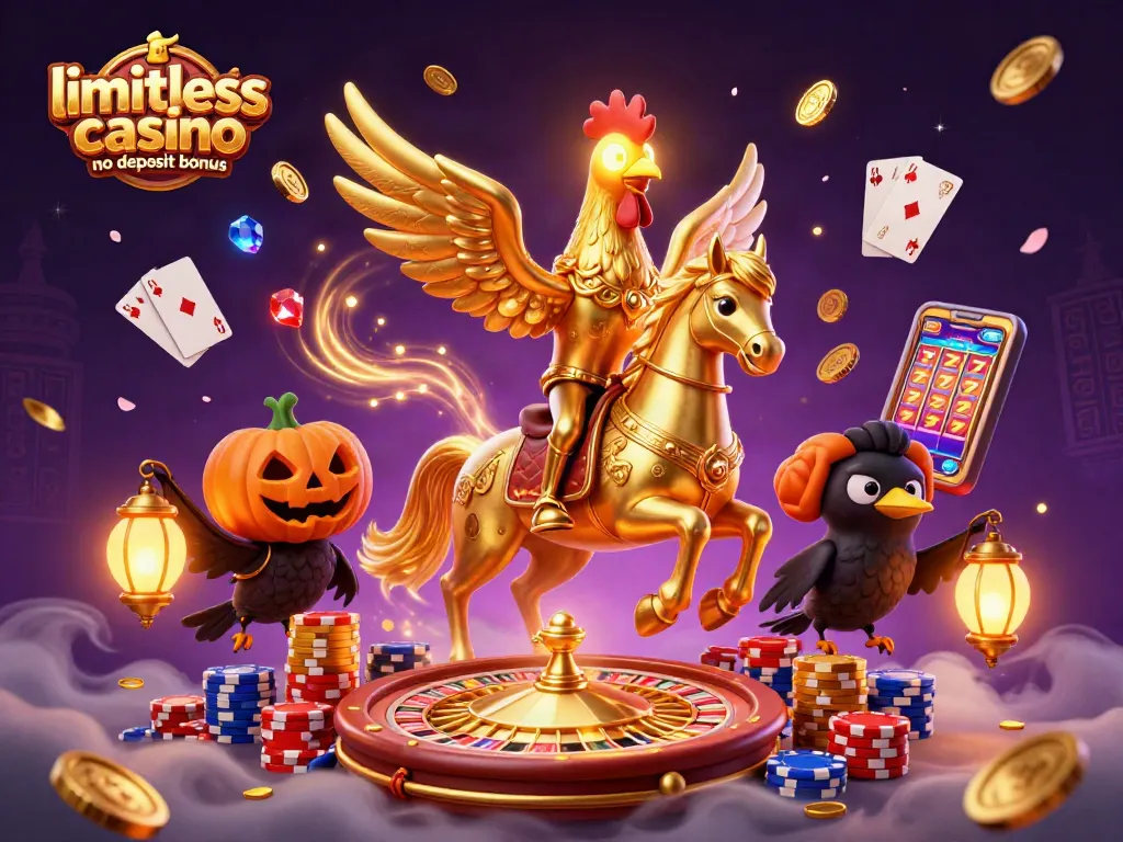 Experience the limitless casino no deposit bonus excitement with dynamic 3D casino characters and elements actively engaging in play.