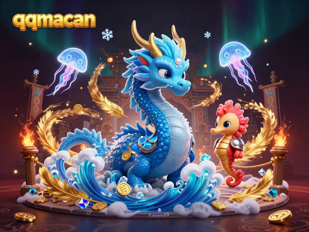 Experience thrilling gambling adventures with qqmacan featuring a magnificent dragon and dynamic game elements.
