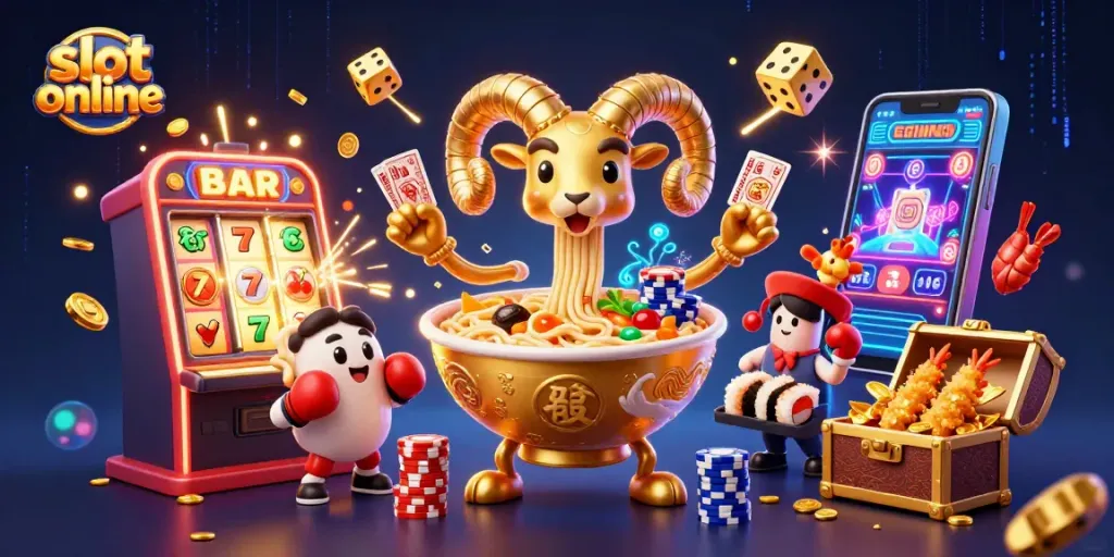 Spin the reels on slot online with vibrant 3D characters and jackpot excitement.