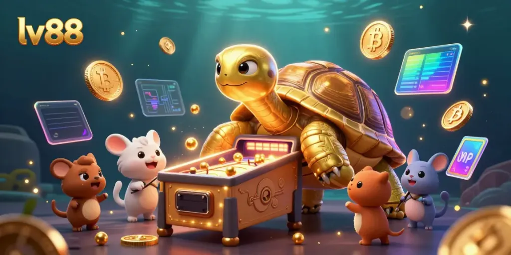 Engage with the lively lv88 gaming world featuring exciting characters and cryptocurrency elements.