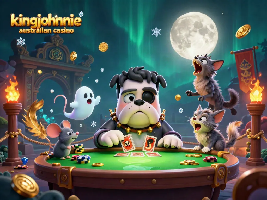 Experience thrilling gameplay at the kingjohnnie australian casino with vibrant monsters and captivating elements.