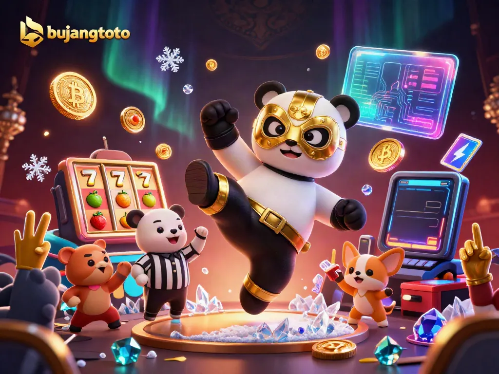 Experience thrilling betting action at Bujangtoto with slots, jackpots, and lively characters.