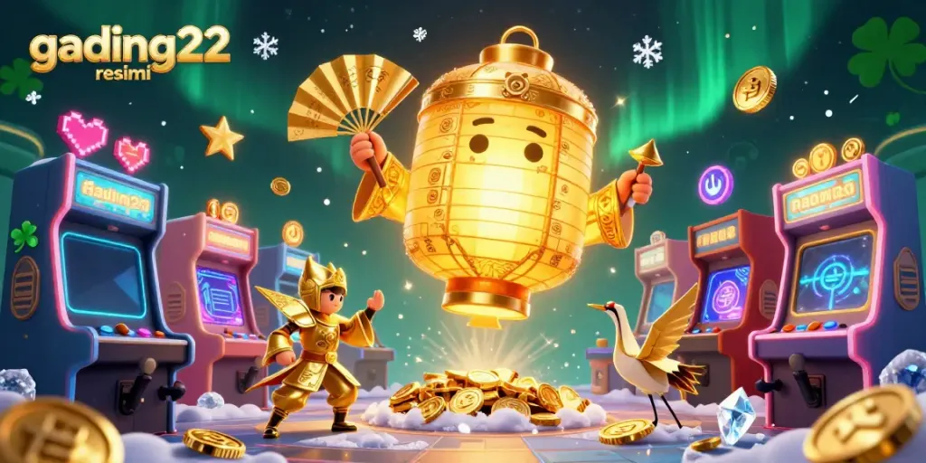 Experience thrilling gameplay with gading22 resmi in this vibrant casino scene showcasing action and excitement.