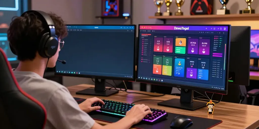 Exciting DewaTogel gaming environment for online betting and entertainment.