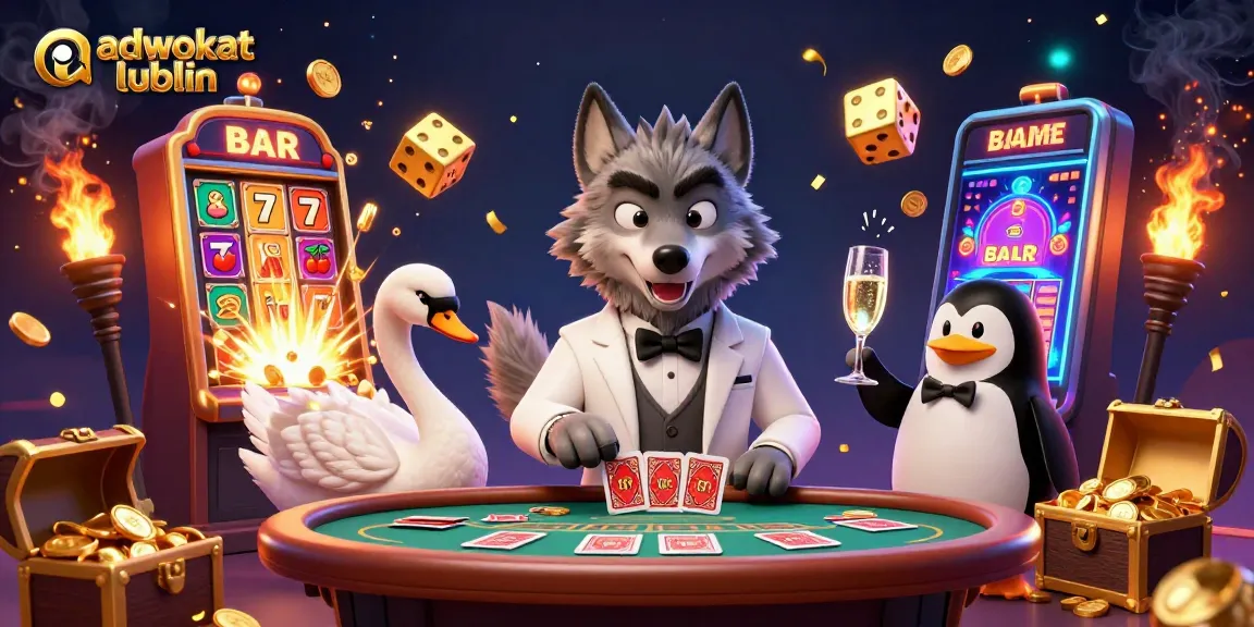 Experience thrilling gameplay with adwokat lublin at a baccarat table, surrounded by captivating casino excitement.