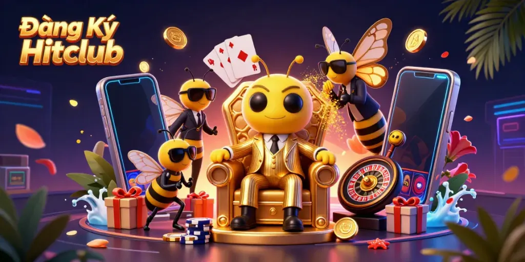 Spin the reels and win big with Đăng Ký Hitclub's immersive gaming experience featuring vivid characters and thrilling game elements.